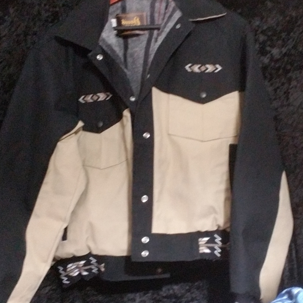 David James mens western wear jacket